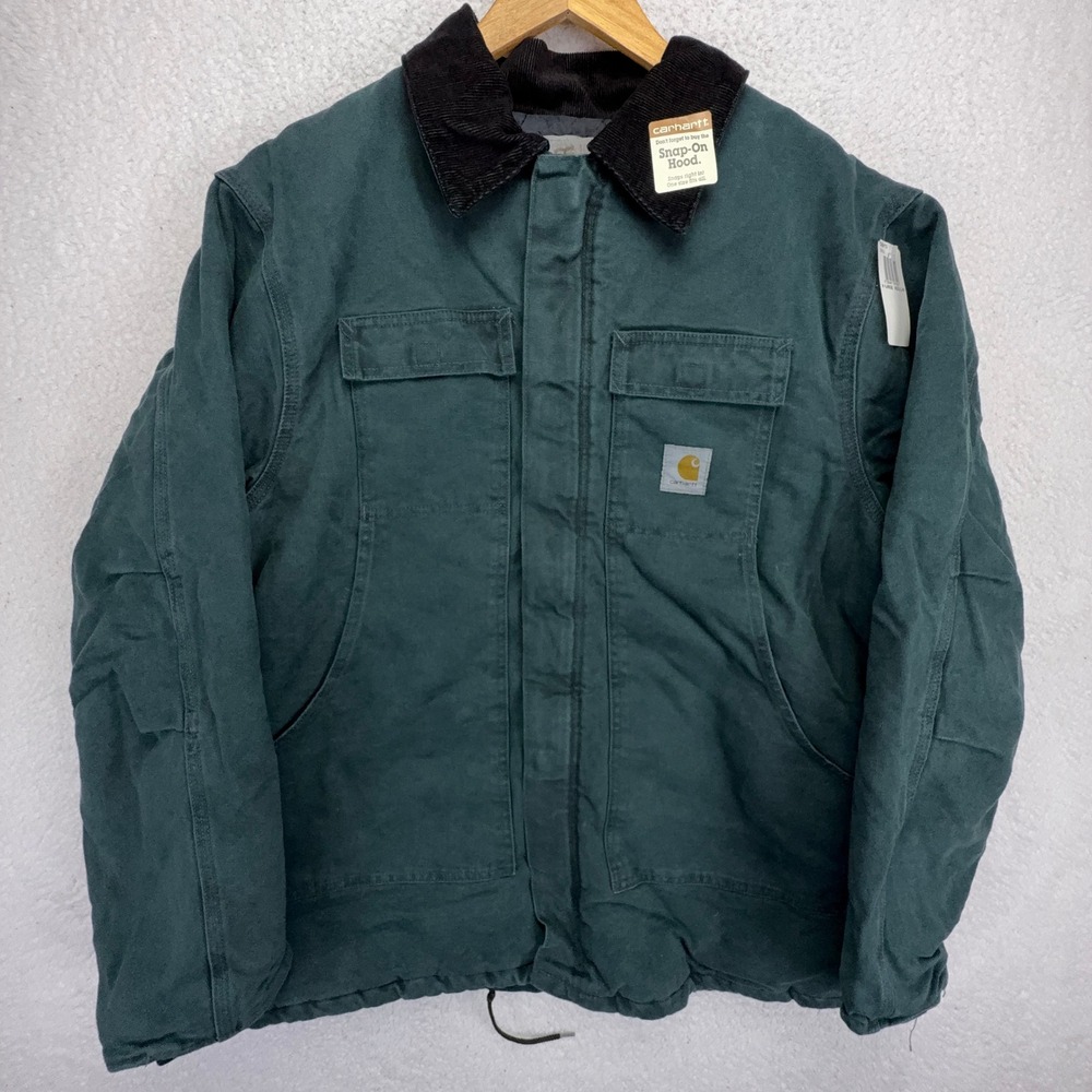 Carhartt Arctic Jacket Nylon Quilt Lined Mens XL C26 HTG Hunter Green NWT NOS